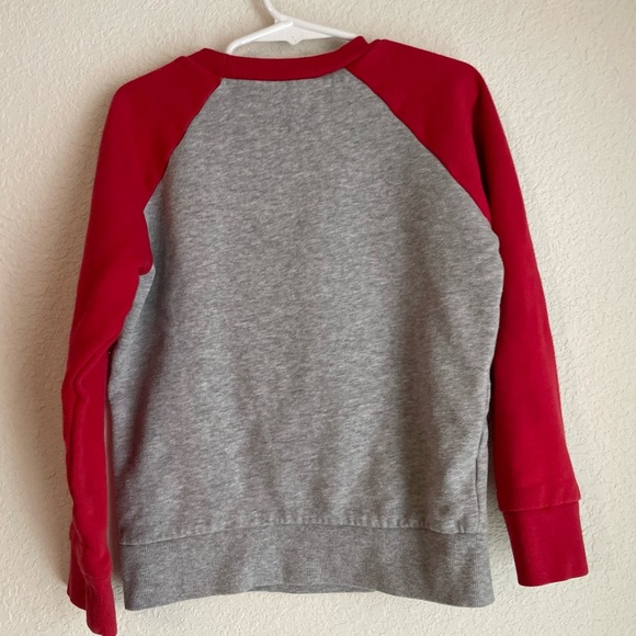 Jumping Beans Softest Fleece Red and Gray Super Mario Sweatshirt size 6 - Picture 2 of 4